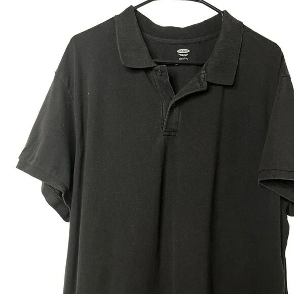 Old Navy Short Sleeve Polo Shirts Black Size XXL - Picture 2 of 4